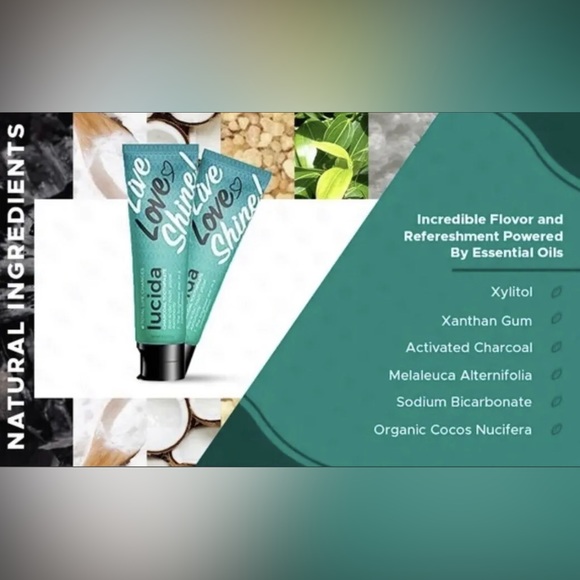 Total Life Changes (TLC) Lucida Charcoal Whitening Toothpaste 4oz + FREE SAMPLES - Picture 3 of 10